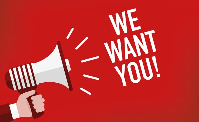 We want you, send your open application